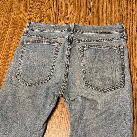 Rag & Bone Dre Capri Blue Jeans - Picture 6 of 11